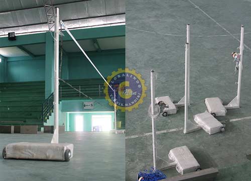 tiang badminton portable